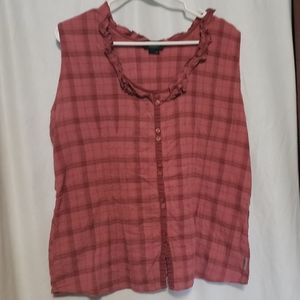 Plaid Tank Top